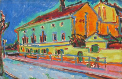 Dance Hall Bellevue [obverse] by Ernst Ludwig Kirchner