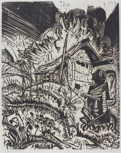 Mountain House, 1917 by Ernst Ludwig Kirchner