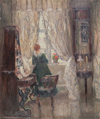 In the Salon, c.1910 by Ernst Kolbe