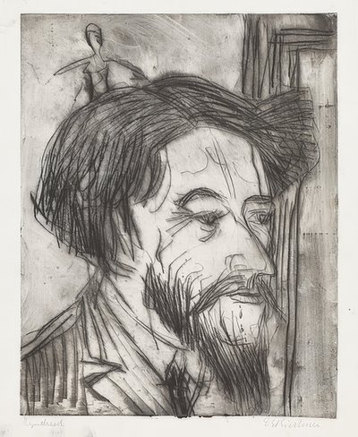 Portrait of Professor Enrico Padua by Ernst Ludwig Kirchner