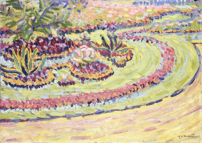 Blumbenbeete by Ernst Ludwig Kirchner