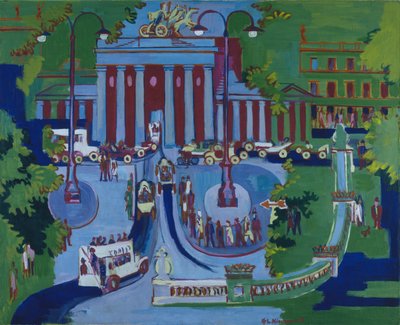 Brandenburg Gate by Ernst Ludwig Kirchner