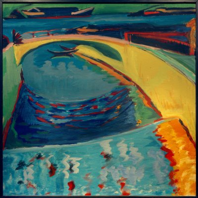 Bridge at the Mouth of the Priessnitz by Ernst Ludwig Kirchner