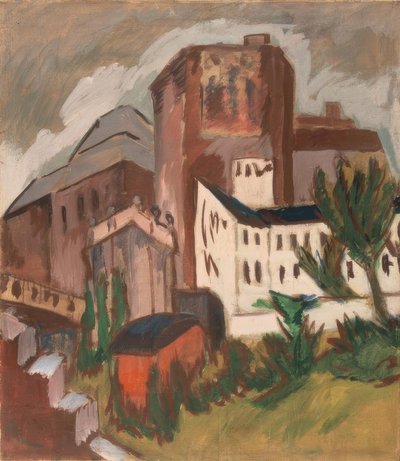 The City Tower by Ernst Ludwig Kirchner