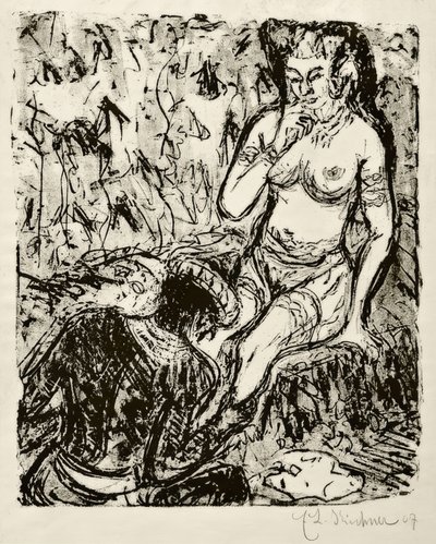 The Homage by Ernst Ludwig Kirchner
