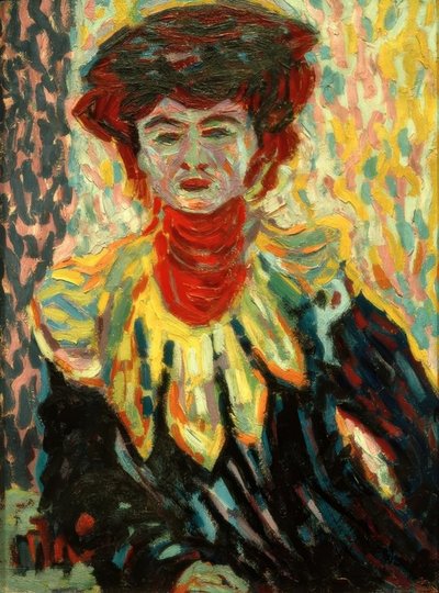 Doris with Ruff by Ernst Ludwig Kirchner