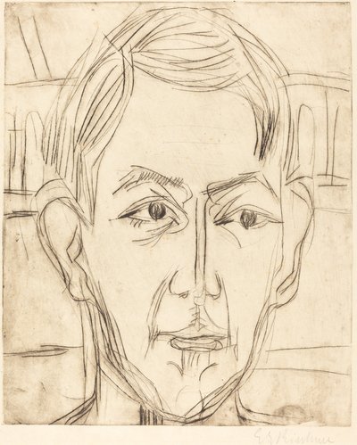 Dr. Hans Bütow by Ernst Ludwig Kirchner