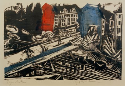 Bridge of the Wannsee Railway by Ernst Ludwig Kirchner