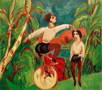Unicyclist by Ernst Ludwig Kirchner