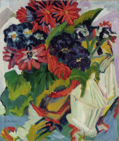 Flowers, 1918-1919 by Ernst Ludwig Kirchner