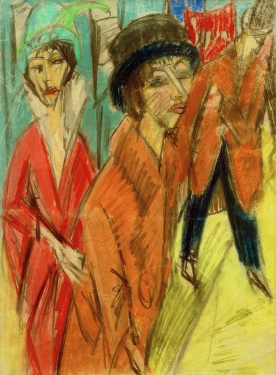 Women on the Street by Ernst Ludwig Kirchner