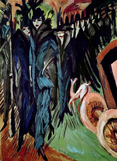Friedrichstrasse by Ernst Ludwig Kirchner