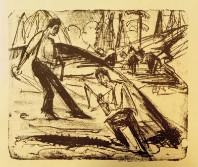 Spring Work by Ernst Ludwig Kirchner