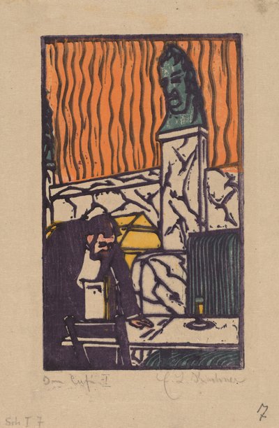 Head Waiter in Cafe, 1904 by Ernst Ludwig Kirchner