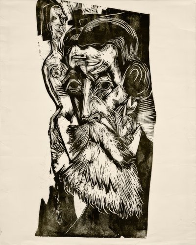 Head of Ludwig Schames by Ernst Ludwig Kirchner