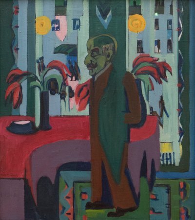 Max Liebermann in His Studio, 1926-1928 by Ernst Ludwig Kirchner