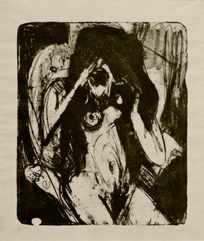 Naked Woman in the Armchair by Ernst Ludwig Kirchner