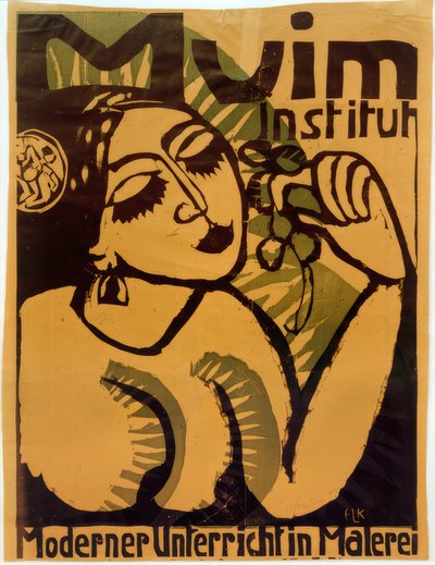 Poster Muim Institute by Ernst Ludwig Kirchner