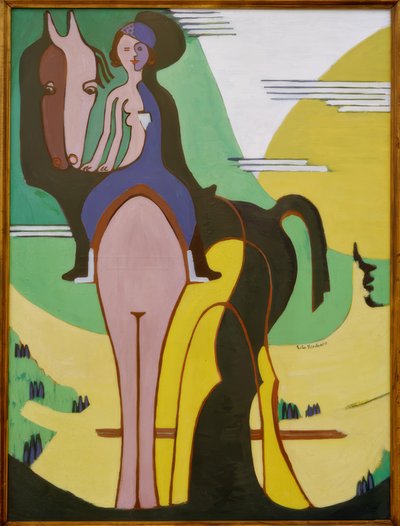 Horsewoman by Ernst Ludwig Kirchner