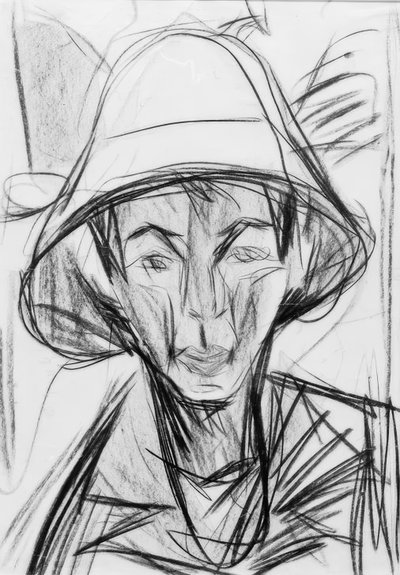 Self-Portrait with Shepherd