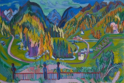 Sertigtal in Autumn. 1925-26 by Ernst Ludwig Kirchner