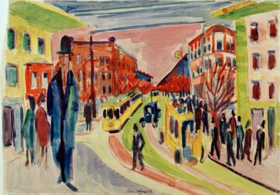 Street Scene by Ernst Ludwig Kirchner
