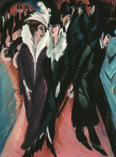 Street, Berlin by Ernst Ludwig Kirchner