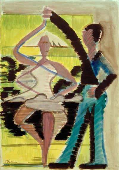 Dancing Couple by Ernst Ludwig Kirchner
