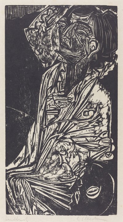 The Wife of Professor Goldstein by Ernst Ludwig Kirchner