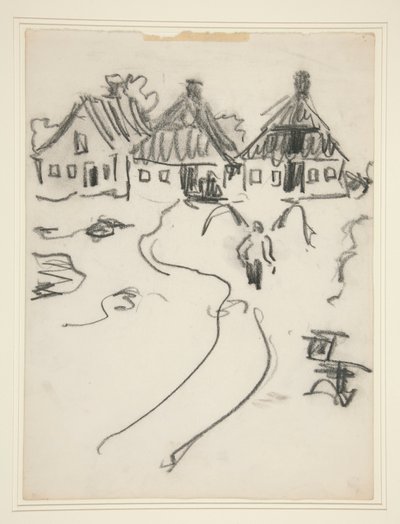 Three Houses by Ernst Ludwig Kirchner