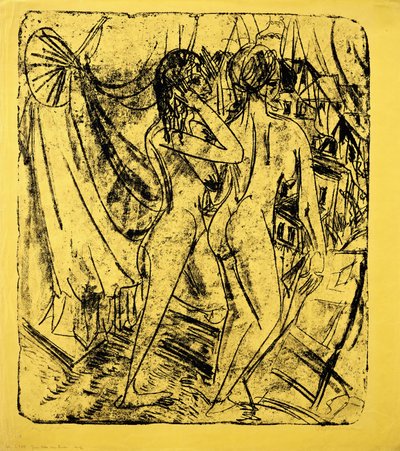 Two Nudes at the Window by Ernst Ludwig Kirchner
