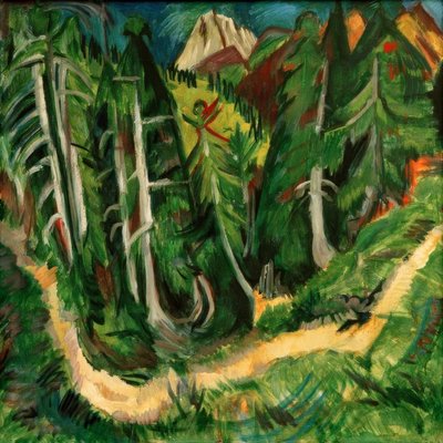 Forest Gorge Stafel by Ernst Ludwig Kirchner