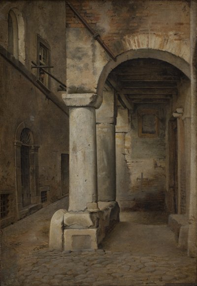 A Roman Alley by Ernst Meyer