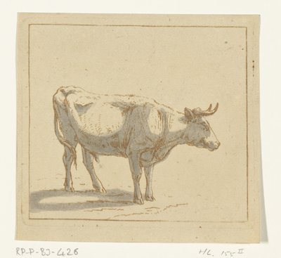 Bull Standing, Facing Right by Ernst Willem Jan Bagelaar