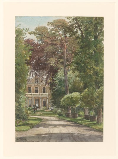 The Estate Spaarnhout by Ernst Witkamp (signed by artist)