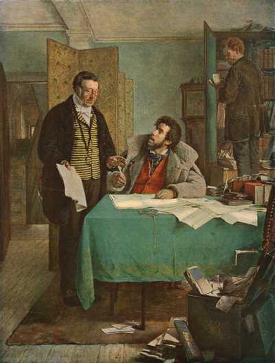 Signing the New Lease, 1868, c1930 by Erskine Nicol