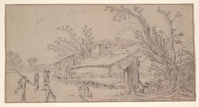 Winter Landscape by Esaias van de Velde