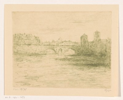Tiber, Rome by Etienne Bosch (signed by artist)