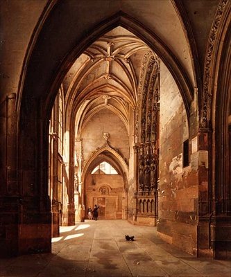 Portal of St. Germain in Auxerre by Etienne Bouhot