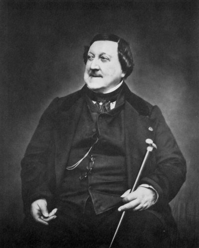 Gioachino Rossini, Italian Composer, c1865 by Etienne Carjat