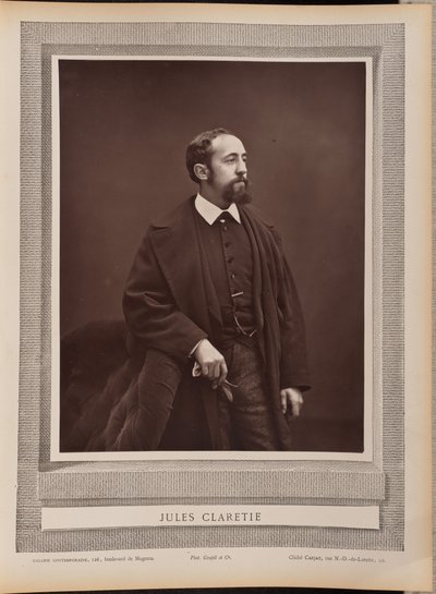 Jules Claretie by Etienne Carjat