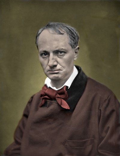 Portrait of Charles Baudelaire by Etienne Carjat