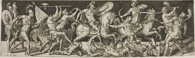 Cavalry and Foot Soldiers by Etienne Delaune