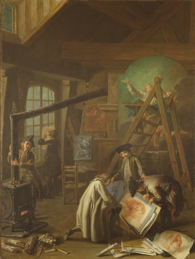 Interior of an Artist