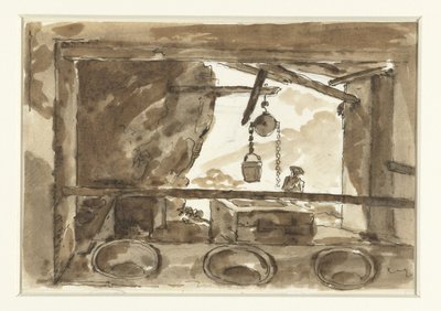 Osteria in the Countryside by Etienne de Lavallee Poussin