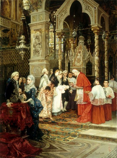 The Christening by Ettore Simonetti
