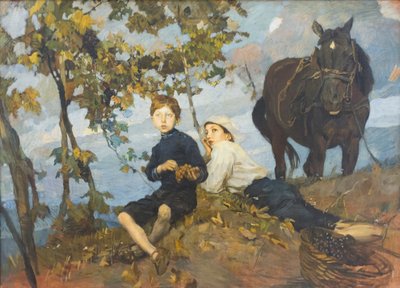 Autumn by Ettore Tito