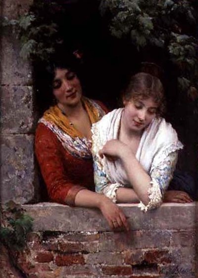 Daydreams by Eugen von Blaas