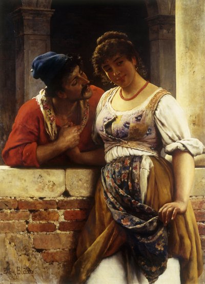 The Proposal, 1888 by Eugen von Blaas