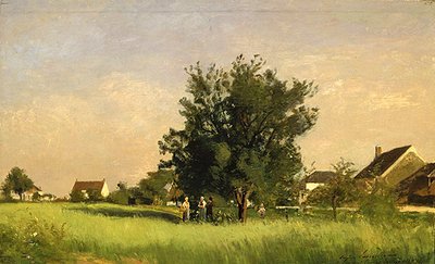 Landscape by Eugene Antoine Samuel Lavieille